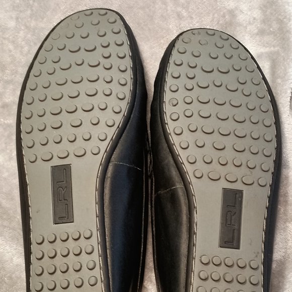 Ralph Lauren Belen Black Leather Driver Loafer - Picture 6 of 15